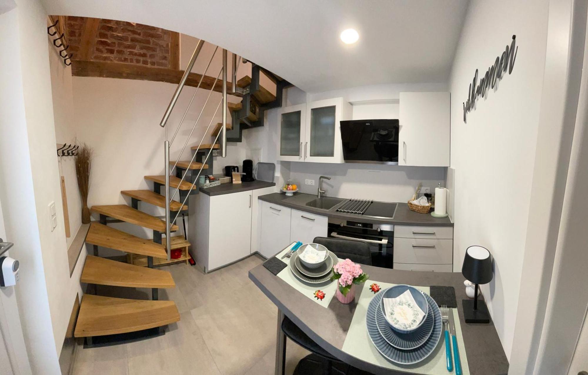 Charmantes Luxus Maisonette- Apartement Бад-Херсфельд Экстерьер фото